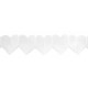 Guirlande coeur blanc en papier 3.25 M