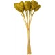 Coeurs Pailletes Or Sur Piquet