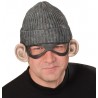 Bonnet gangster avec masque et oreilles adulte