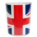Photophores drapeau anglais en verre les 12