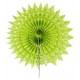 Eventail dentelle papier vert anis 20 cm les 2