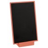 Grande ardoise corail en bois 15 cm