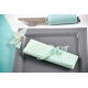 Serviette de table vintage menthe papier les 20