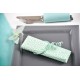 Serviette de table vintage menthe papier les 20