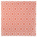 Serviettes de table vintage corail papier les 20