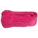 Raphia naturel fuchsia pelote 50 g