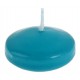 Bougie flottante turquoise les 40