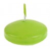 Bougies flottantes vert anis les 40