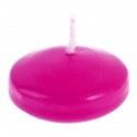 Bougies flottantes fuchsia les 40