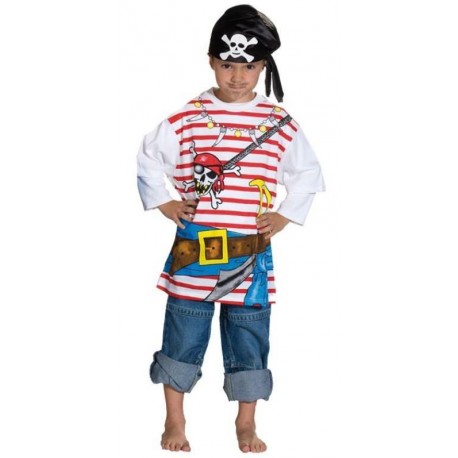 Déguisement T-Shirt pirate enfant