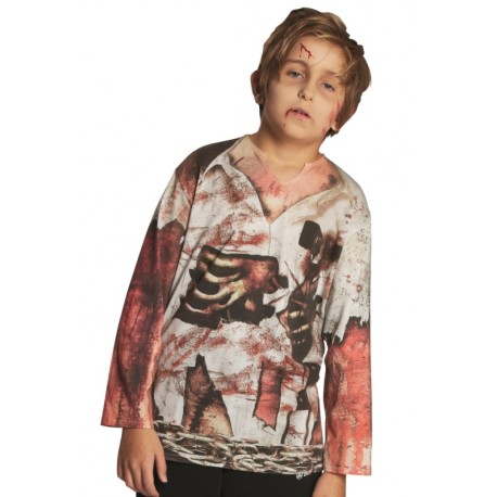 Déguisement T-Shirt zombie garçon