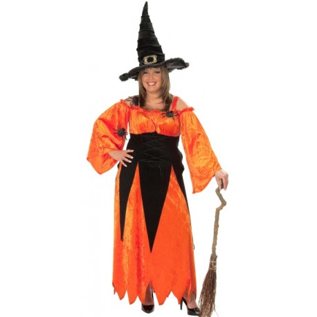 Déguisement sorcière Halloween femme grande taille