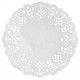 Napperon dentelle papier blanc 10 cm les 10