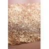 Chemin de table cristaux chocolat organdi 5 M