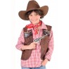 Déguisement gilet cowboy garçon luxe