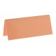 Marque place rectangle corail carton les 10