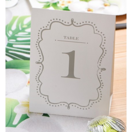 Numeros De Table Vintage Blanc De 1 A 10 Les 10 Baiskadreams Com