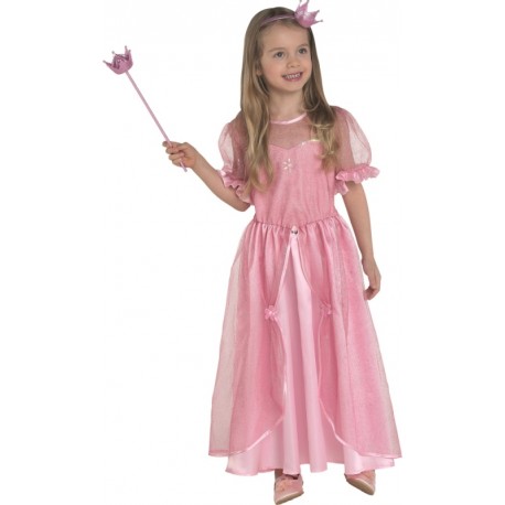 Déguisement princesse rose enfant fille