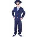 Déguisement pilote de ligne garçon (aviateur) luxe