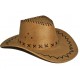 Chapeau cowboy marron adulte 