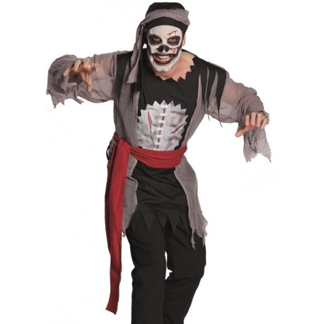 Déguisement pirate zombie homme