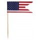 Pique cocktail drapeau américain USA les 10