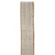 Ruban toile de jute avec dentelle ivoire 5 cm x 2 M