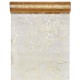 Chemin de table végétal or organdi 5 M