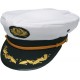 Casquette capitaine marin adulte