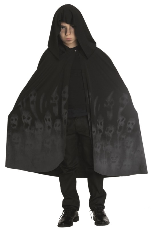 Costume Fantôme Blanc Pour Enfant Halloween – Cape Avec Sac Citrouille – Phosphorescent – Garçon/fille 3-12 Ans - 6