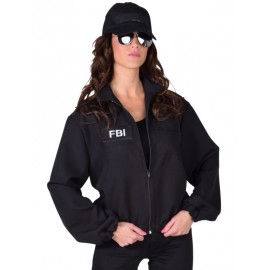 Déguisement veste agent FBI femme luxe