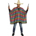 Déguisement mexicain poncho homme