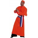 Déguisement cardinal homme luxe orange