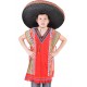 Déguisement poncho mexicain enfant luxe