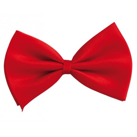 Noeud papillon rouge adulte 13 x 9 cm