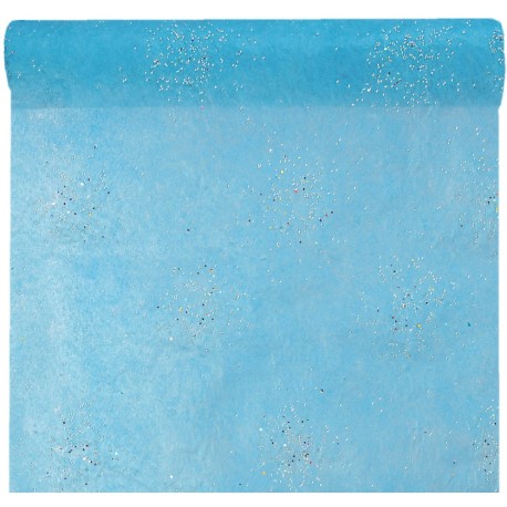 Chemin de table diamant turquoise 5 M