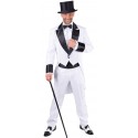 Déguisement costume cabaret homme luxe blanc et noir