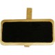 Porte Nom Ardoise Ecole Metallise Or