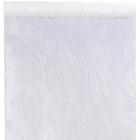 Chemin de table fanon blanc 5 M