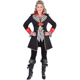 Déguisement capitaine pirate femme luxe