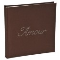 Livre d'or Amour strass chocolat