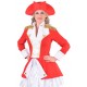 Déguisement manteau officier de la garde rouge femme luxe