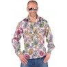 Déguisement chemise Mexican Skull homme luxe