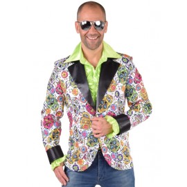 Déguisement veste mexican skull homme luxe