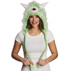 Bonnet monstre vert adulte (green monster)