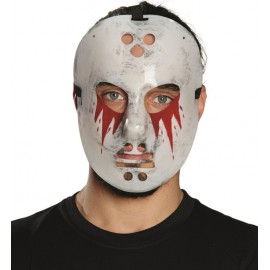 Masque hockey avec sang adulte Halloween