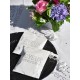 Sachets papier joyeux anniversaire blanc 18 cm les 24