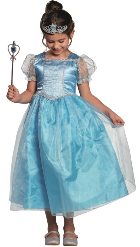 Deguisement Princesse Bleue Deluxe Fille