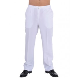 Déguisement pantalon blanc homme luxe