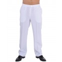 Déguisement pantalon blanc homme luxe